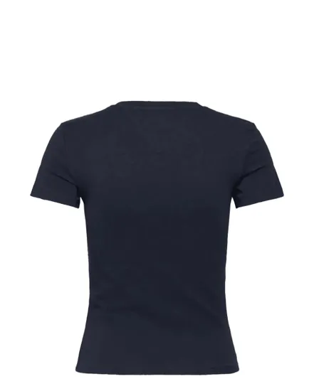 T-Shirt Slim Femme Tee Col Ras Tommy Jeans