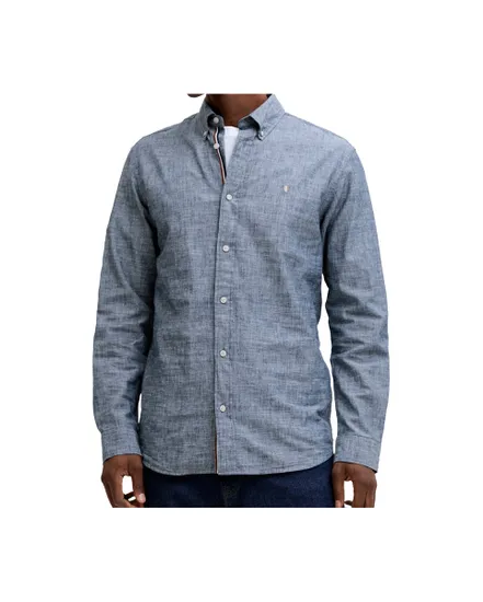 Chemise Homme JPRBLUSUMMER LINEN BLEND SHIELD LS