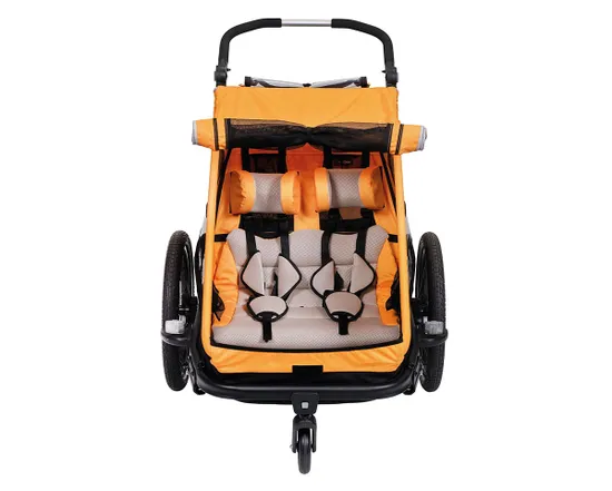 Remorque pour enfant DUO S BS-C10 Orange/Anthracite