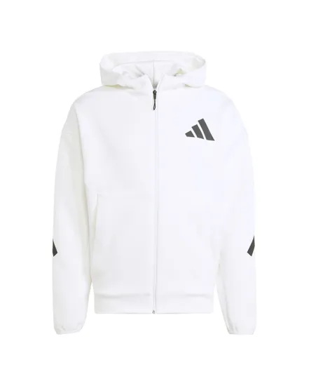 Sweat zip à capuche Homme M Z.N.E. FZ Blanc