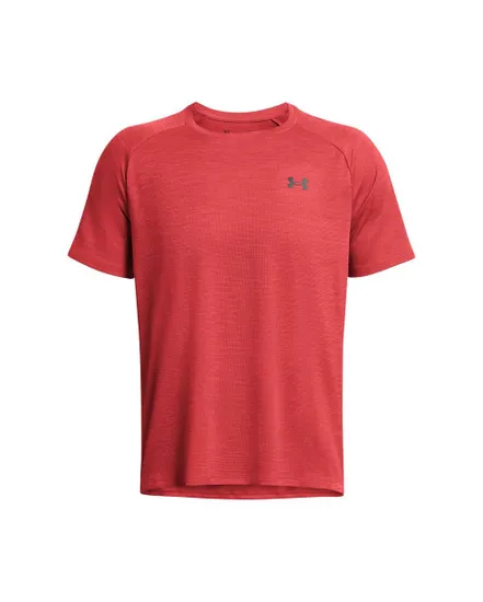 T-Shirt MC Homme UA TECH TEXTURED SS Rouge