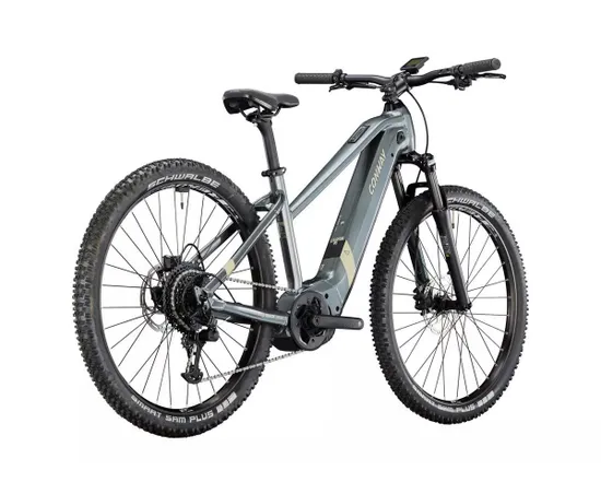 VTT électrique semi rigide Femme CAIRON S 2.0 500 TRAPEZE Gris/Sable