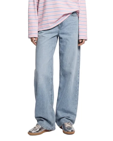 Jean Femme PCGRACE MW BARREL ANK JEANS NOOS BC