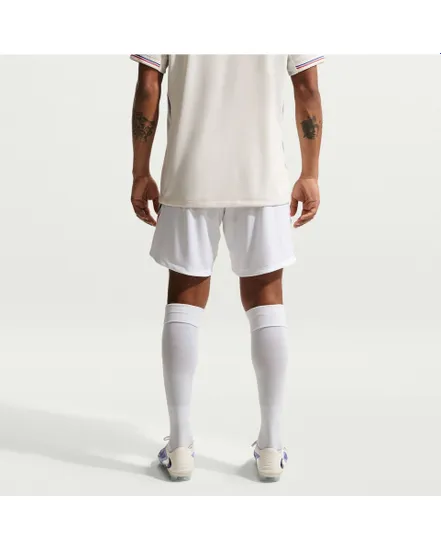 Short de football Homme FFF M NK DF SHORT STAD HM Blanc