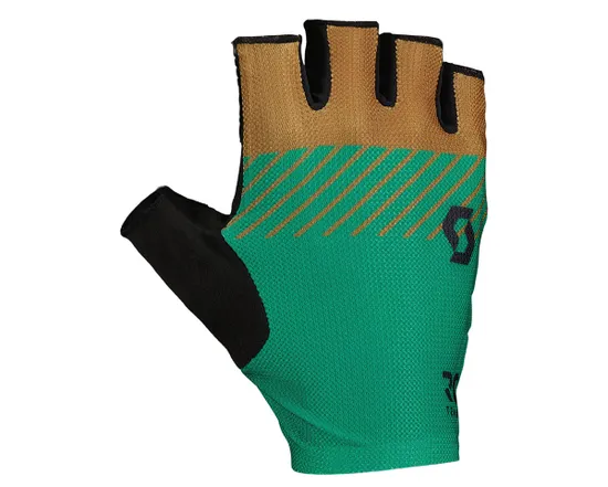 Gants courts Unisexe RC TEAM SF Marron/Vert Amazone