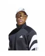 Sweat col zip Homme M TIRO TT Noir