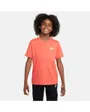 T-shirt Enfant K NSW TEE EMB FUTURA LBR Orange