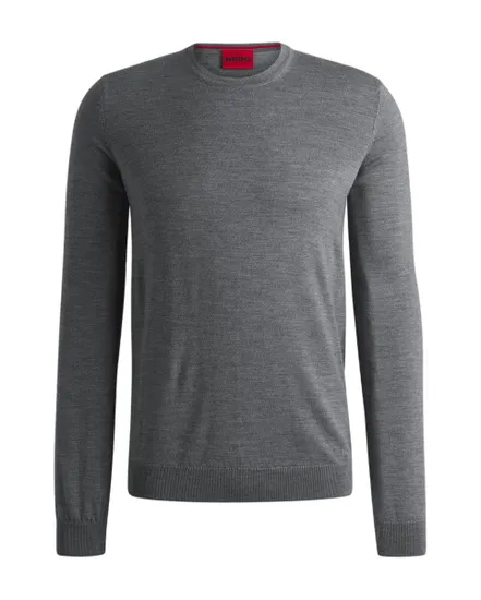Pull col rond Homme SAN CEDRIC-M1 Gris Medium