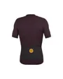 Maillot manches courtes Homme HERITAGE Aubergine/Noir