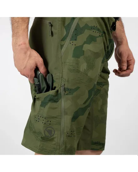 Short Homme HUMMVEE avec sous-short Vert