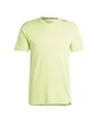 T-shirt manches courtes Homme D4T HR HIIT TEE Jaune