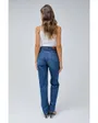 Jean Femme TRUE WITH CUFF Bleu