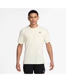 T-shirt Homme M NK DFADV SOLAR CHASE SS Beige