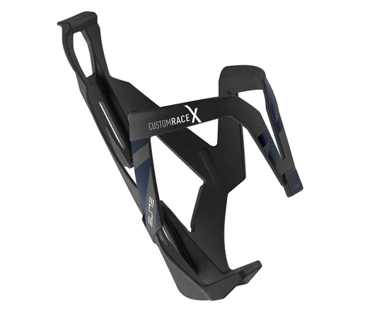 Porte-bidon CUSTOM RACE X Noir Mat/Bleu
