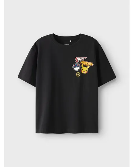 T-shirt Enfant NKMJENO POKEMON NREG SS TOP BOX NOOS SKY Noir