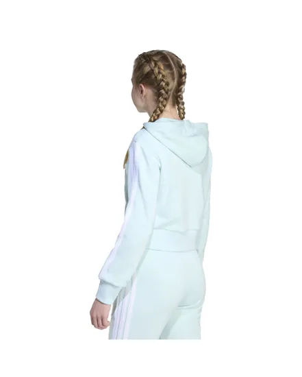 Sweat zip à capuche Fille JG 3S FT FZ CRO Bleu
