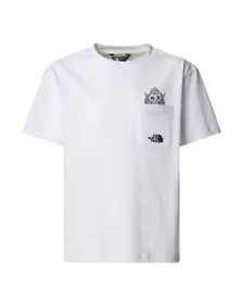 T-shirt Enfant B SPORTS OVERSIZED POCKET SS TEE Blanc