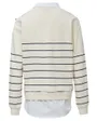Sweat Femme Stripped Twofer Sweatshirt