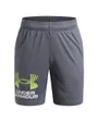 Short Enfant UA TECH LOGO Gris