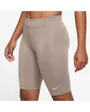 Legging court Femme W NSW ESSNTL MR BIKER SHORT Beige