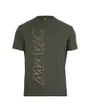 Skunkfunk Chemisier Femme Vert Graphique Manches Courtes (INT M