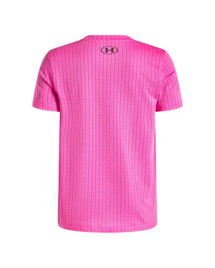 T-shirt Enfant UA TECH VENT JACQUARD SS Rose