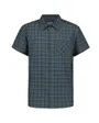 Chemise manches Courtes Homme BURNS Bleu