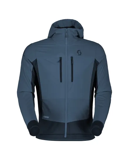 Veste polaire Homme EXPLORAIR ALPHA HOODY Bleu Métal/Bleu