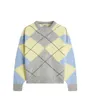 Pull Homme Argyle Alpaga