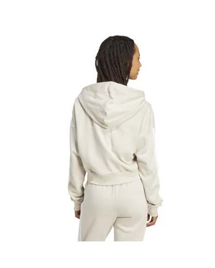 Sweat à capuche Femme W 3S FT CRO HD Beige