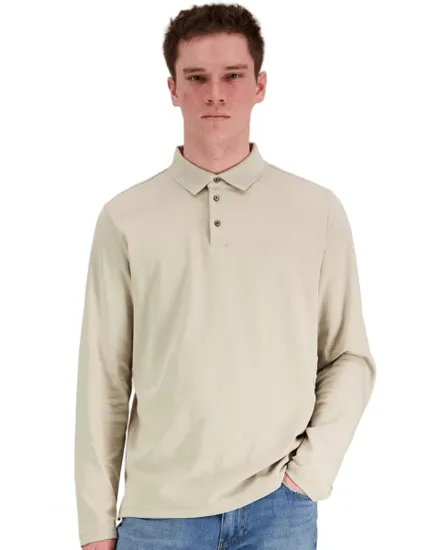 Polo manches longues Homme LS SUPIMA COTTON SOLID POLO Marbre