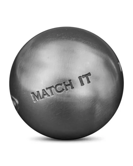 Jeu de 3 boules de pétanque MATCH 115 IT 72 690 Argent
