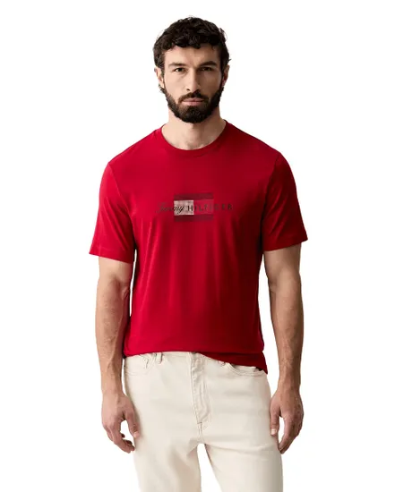 Polo Homme Script Flag