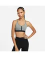 Brassiere de sport Femme W NK DF INDY V-NECK BRA Gris