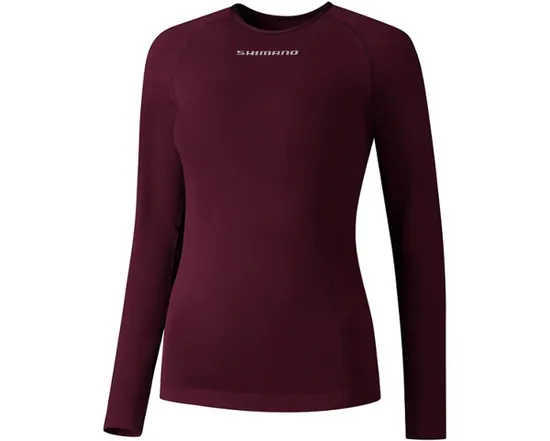 Sous-maillot manches longues Femme VERTEX Bordeaux