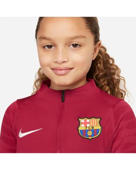 top de football Enfant plus âgé FCB YNK DF STRKE DRIL TOP Rouge Barcelone