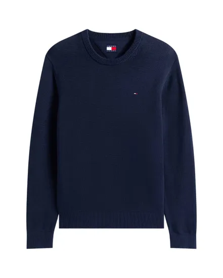 Pull col rond Homme SLIM ESS SWEATER Bleu Marine