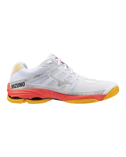Chaussures de volleyball Unisexe WAVE VOLTAGE 2 Blanc