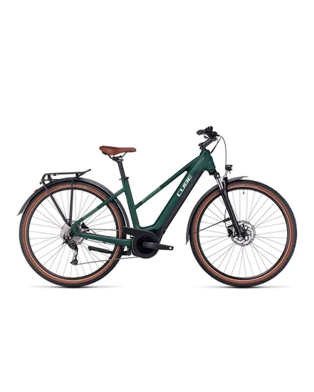 Vélo électrique trekking Femme TOURING HYBRID ONE 625 Vert