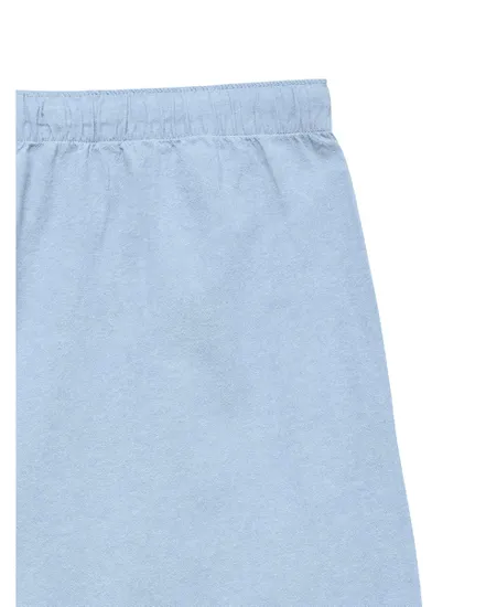 Pantalon Femme VMNORMAMILLY LW WIDE Chambray String