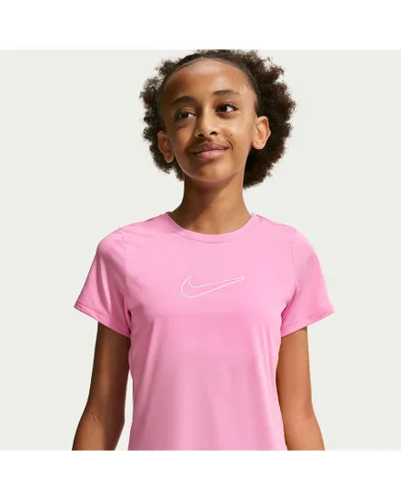 T-shirt Enfant G NK DF ONE STD SS TOP HBR Rose