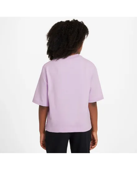 T-Shirt Fille G NSW SS TOP JSY LBR Mauve