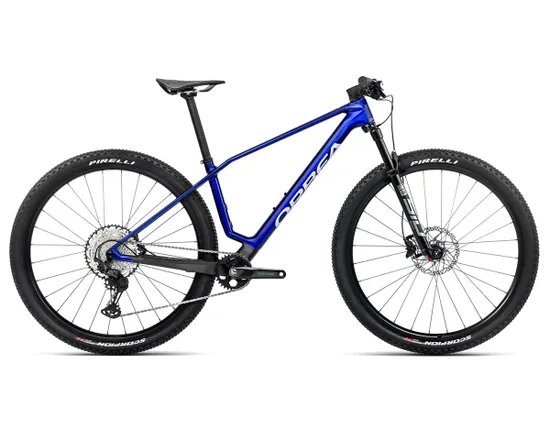 VTT semi rigide Unisexe ALMA M30 Bleu/Carbone