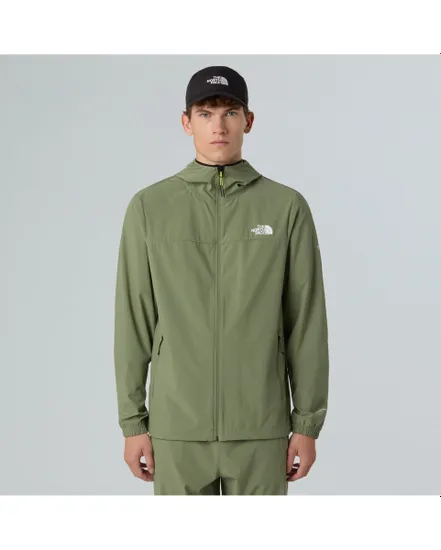 Sweat Homme M MA HOODED WIND JACKET Vert
