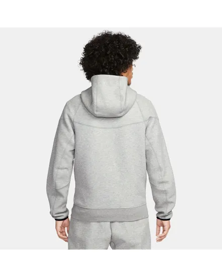 Sweat zip capuche Homme M NK TCH FLC FZ WR HOODIE Gris