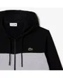 Sweat zip à capuche Homme Noir