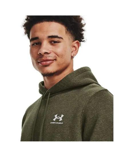 Sweat à capuche Homme UA ESSENTIAL FLEECE HOODIE Vert