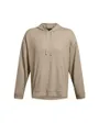 Sweat à capuche Homme UA RIVAL WAFFLE HOODIE Beige