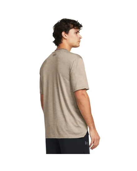 T-Shirt MC Homme UA TECH VENT SS Beige