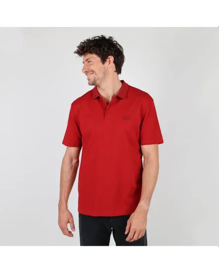 POLO MANCHES COURTES GRAPHIQUE Homme Rouge